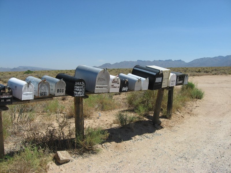 Cassette posta deserto Arizona