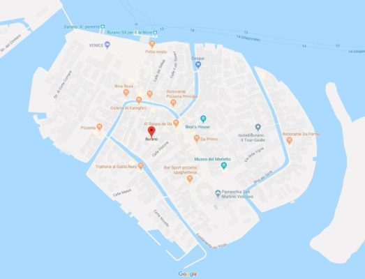 Mappa Burano
