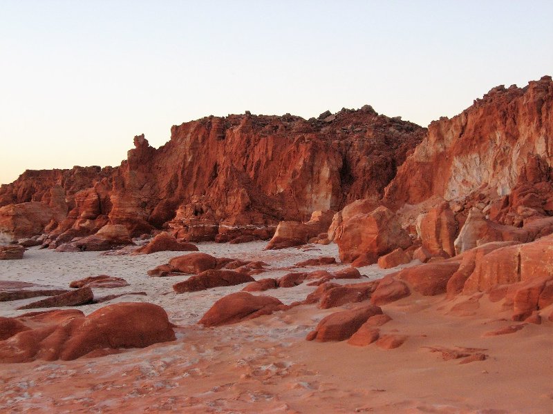 Le Red Cliffs a Cape Leveque nel Western Australia