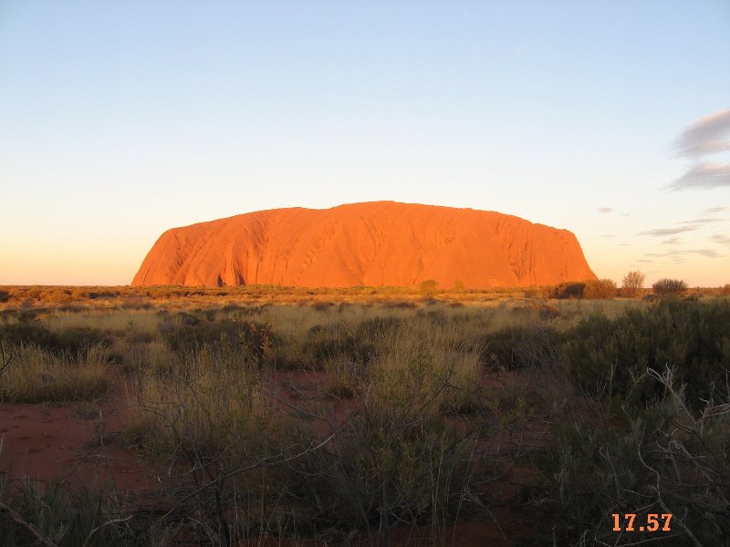 Tramonto Uluru Australia