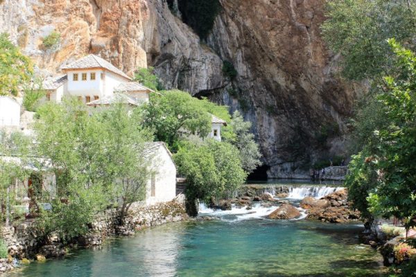 Il fiume Buna a Blagaj in Bosnia Erzegovina