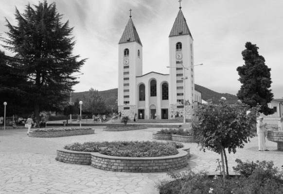 La chiesa di San Giacomo a Međugorje in Bosnia Erzegovina