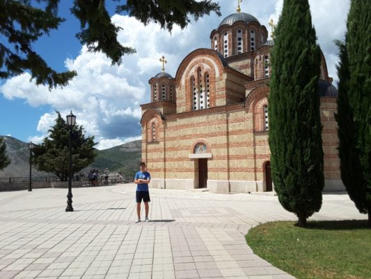 La chiesa Hercegovačka Gračanica a Trebinje in Bosnia Erzegovina