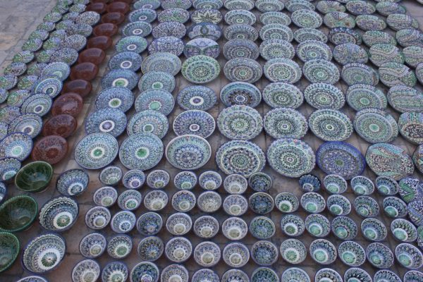 Bazar ceramiche Bukhara Uzbekistan