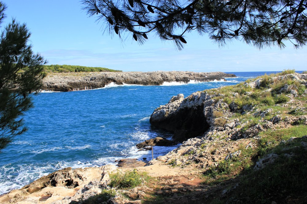 La spiaggia di Porto Badisco in Salento