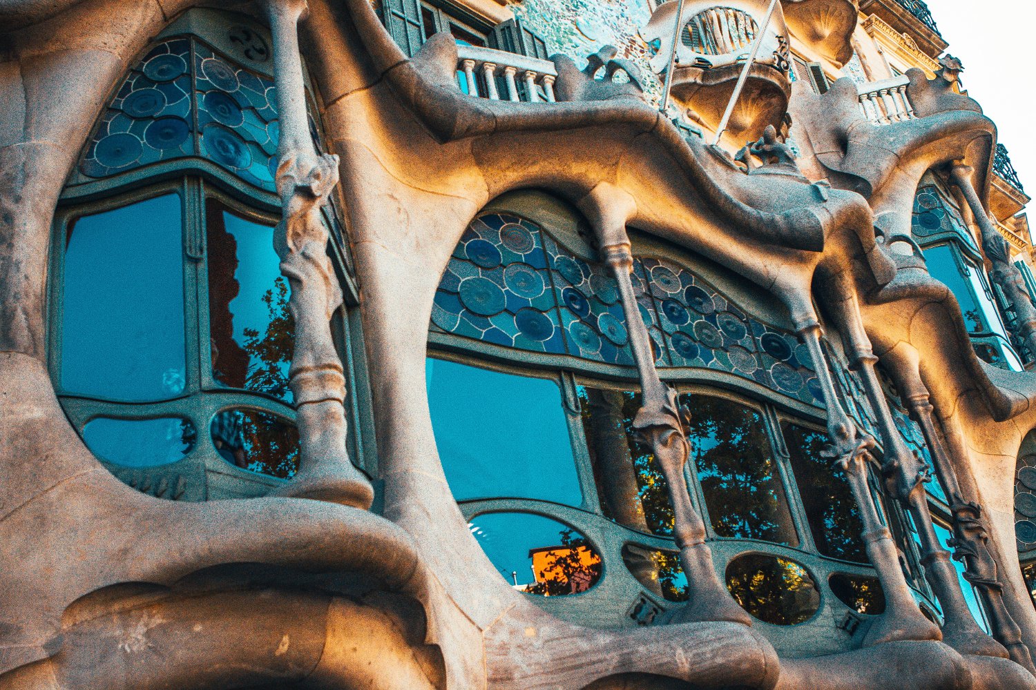 La facciata di Casa Batlló a Barcellona