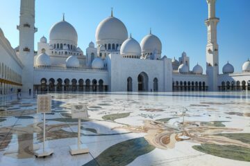 La Gran Moschea dello Sceicco Zayed a Abu Dhabi