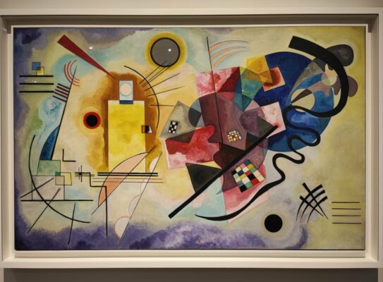 Yellow-Red-Blue di Wassily Kandinsky al Louvre Abu Dhabi