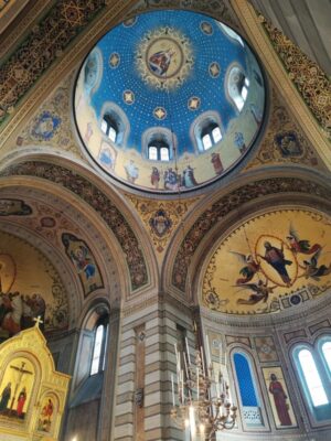 L'interno della Chiesa di San Spiridione a Trieste