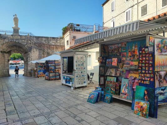 La porta di ingresso alla città vecchia di Trogir