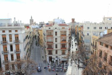 Panorama del centro storico di Valencia